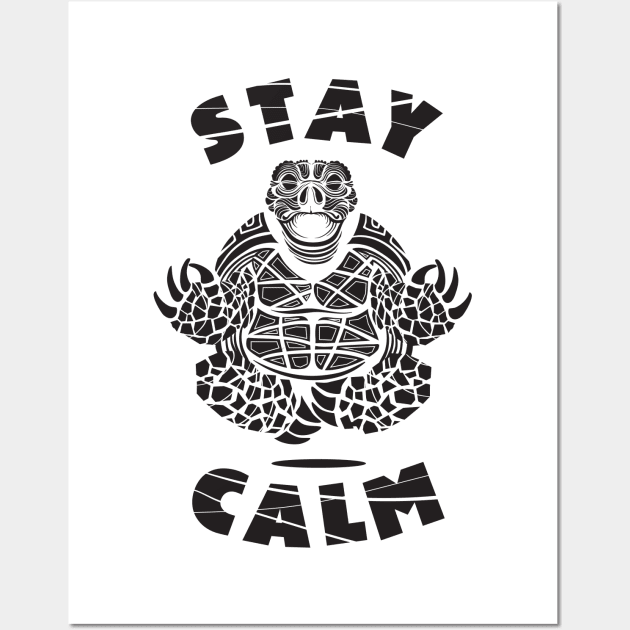 Stay Calm Wall Art by Kopirin